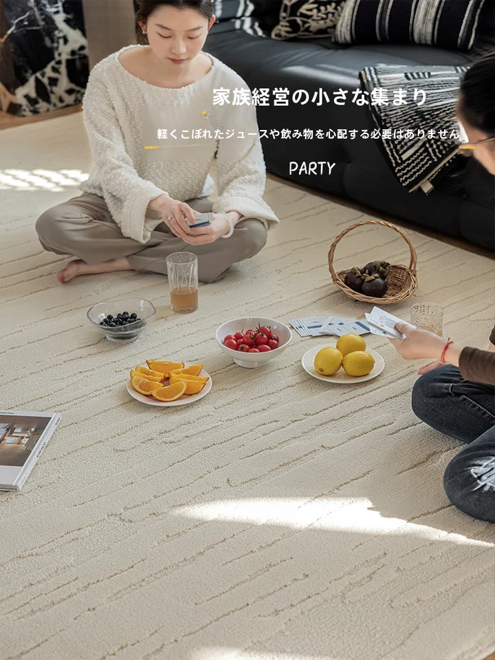 防水ソファ用ラグ【プレミアムデザイン・滑り止め付き・リビング用】