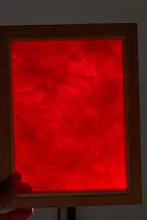 透光性のある赤い防水ファブリック背景布【高強度・Tyvek素材・撥水加工】