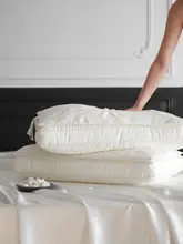 快適な睡眠をサポートする！絹製の大人用ネックピロー【首のサポート・柔らかな触り心地】（セットアップ対応）
