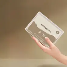 細長い楕円型のネイルチップ【弧を描くデザイン・半貼り対応】（セットアップ対応）