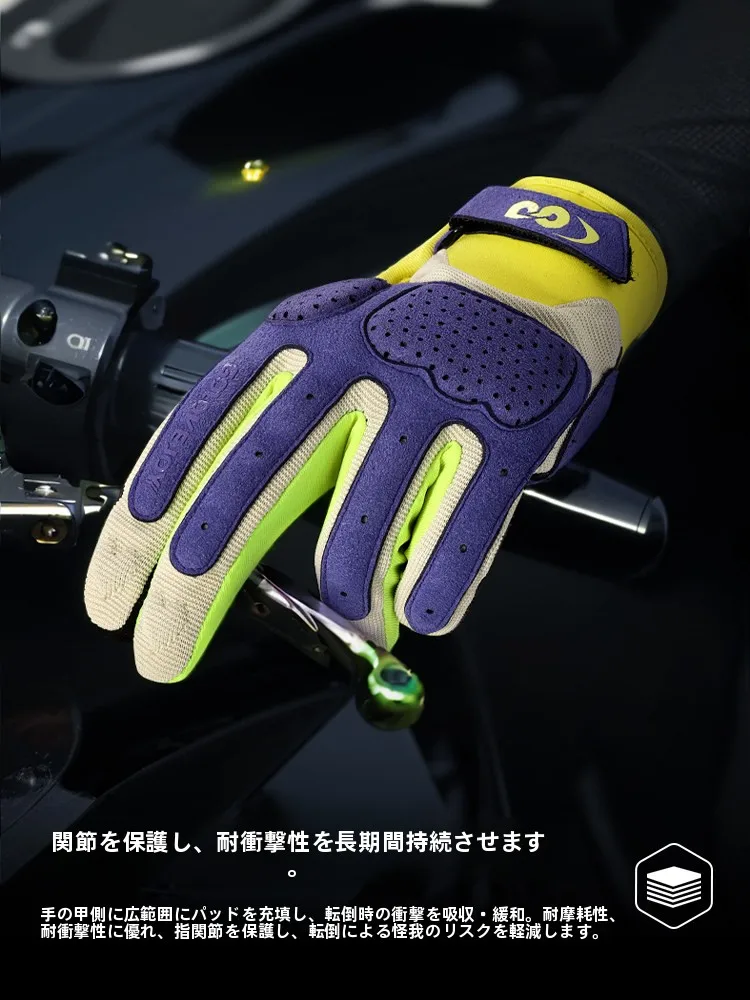 夏用バイクグローブ：英瑞特QXST05-002の通気性とタッチ対応が実証された実用性