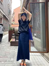 Cxxmagique 高級感ある春夏用コットン無地Tシャツ【デコンストラクションデザイン・切りっぱなしヘム】