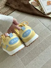 厚底スポーツシューズ【レトロデザイン・カジュアル・夏用】