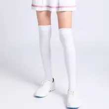 SWAN LOVE GOLF ゴルフ用 膝上丈ソックス【女性用・通気性・滑り止め・防臭・純綿】