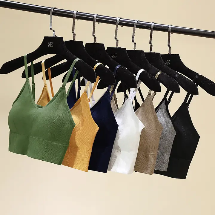 美しい背中のニットキャミソール【夏用・胸パッド付き・インナーにも最適】