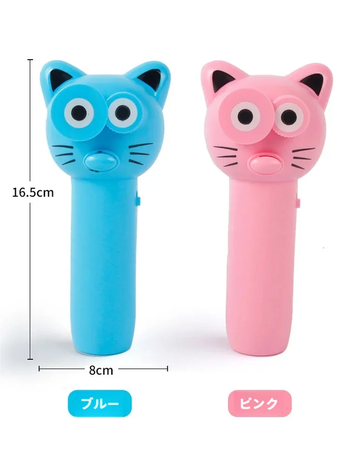 猫用電動おもちゃ【ロープ発射器・解消・回転機能】