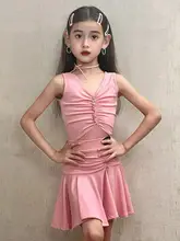 女児ラテンダンス練習着【大揺れスカート・演出用】（セットアップ対応）