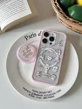 スマホケース iPhone対応 マグネット式 スタンド付き 犬 イラスト 可愛い ユニークデザイン インスタ映え 耐衝撃 シリコン 「WASAI」