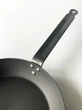 Vv小丸家 日本製 鉄製ノンスティック フライパン【小型・無塗装・ステーキ対応】