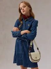 おしゃれなデザイン！女の子用ワンショルダーバッグ【春秋向け・レトロ学院風・バッジ付き】