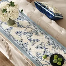 花鳥デザインの防水PVCテーブルマット【中華風・お手入れ簡単・玄関やダイニングに最適】