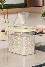 密封型 米保存容器【防虫・防湿・プッシュ式・家庭用】