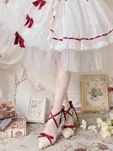 ロリータシューズ レディース ポインテッドトゥ ハンドメイド エレガント うさぎモチーフ 花嫁デザイン オリジナル