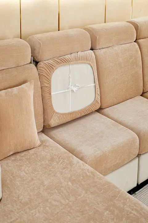 全包カバー アップグレード版 シャギーソファカバー【クッション・背もたれ・枕用】