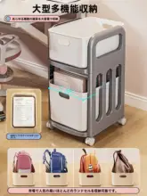 オフィス用移動式収納ワゴン【書籍・文房具用・デスク下に最適】