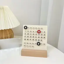 万年暦 卓上カレンダー アクリル DIY 輪投げ 卓上オブジェ おしゃれ インテリア 撮影小道具 インスタ映え