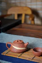 全手作り 粗陶製石瓢壷【功夫茶具・名陶】