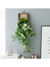 おしゃれなフェイクグリーン 壁面装飾用 小さなデイジー【室内用・リビングや寝室に最適】