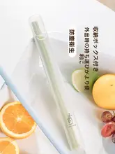 食品級シリコン製ストロー【洗浄可能・再利用可能・高温耐性・太型】