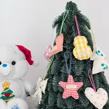クリスマスツリー装飾用ハンドメイドファブリックDIY素材【韓国風・雰囲気作り用・リース】