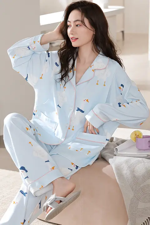 春夏用マタニティパジャマ【薄手・授乳対応・大きいサイズ】（セットアップ対応）