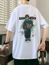 青少年用半袖Tシャツ【ルーズフィット・夏用・男の子・学生向け】