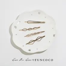 シンプルなデザインのヘアクリップ【韓国製・前髪用・極上の柔らかさ】