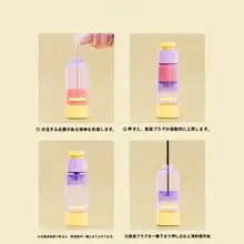 旅行用真空分装ボトル【携帯便利・プッシュ式・スキンケア・化粧品用】（セットアップ対応）