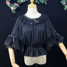 ロリータスタイル 夏用シフォンインナーシャツ【小袖・五分袖・女性用】