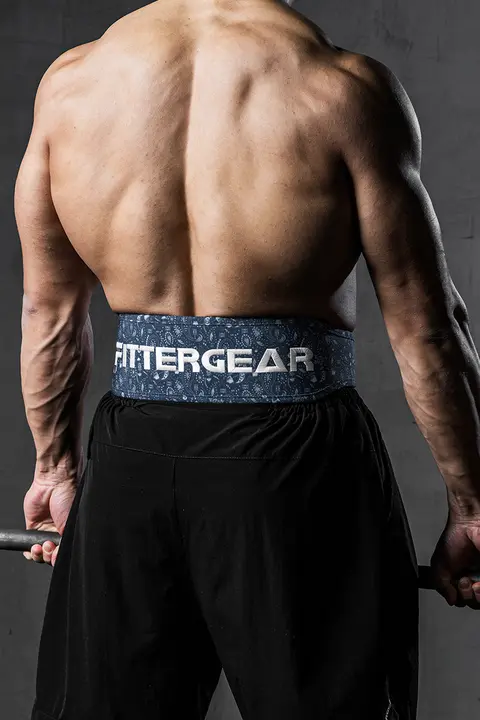 FitterGear ウェイトリフティングベルト メンズ 腰サポート スクワット デッドリフト 筋トレ 本格 ホールド感