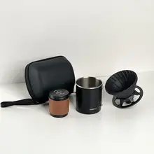 旅行用ハンドドリップコーヒーセット【V60シリコンフィルター・アウトドア・車載・キャンプ・携帯に便利】（セットアップ対応）