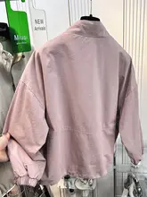 春向けおしゃれな立ち襟アウター【カジュアル・楽な着心地・ストリング付き】