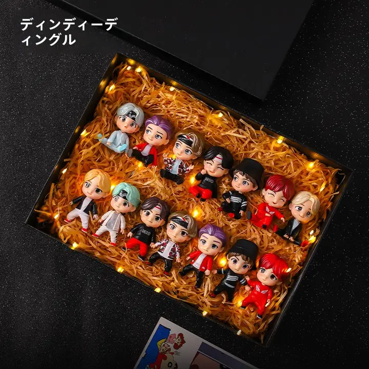 BTSキャラクター フィギュア【ディスプレイ用・誕生日プレゼントに最適】