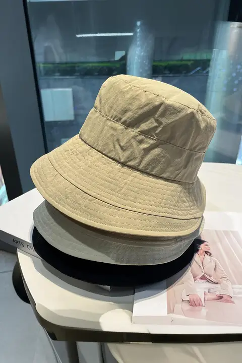 軽量速乾の広つばフィッシャーマンハット【夏用・日焼け対策・シンプルデザイン】
