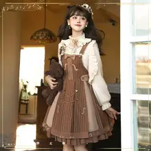 小提琴デザインのJSKロリータドレス【ショート丈】（セットアップ対応）