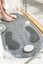 角質取りマット シリコン バスマット 滑り止め 防水 足裏ケア ながらケア お風呂 家庭用 大きめ