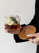 透明ガラスカップ【アイスアメリカーノ・ジュース用・家用】