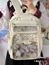 オリジナルベーシック大容量透明肩痛バッグ