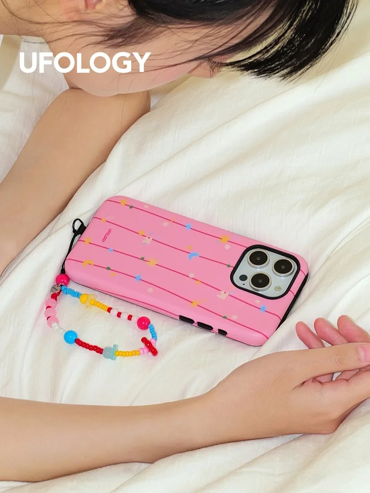 インスタ風スマホチェーン付きケースUSL002：タムデザインストラップでスマートフォンのスタイリングを進化させる