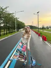 カジュアルなプリントデザインの女性用スカート【アメリカンスタイル・ストリートファッション・ロング丈】（セットアップ対応）