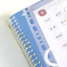 A5/B5対応 穴あけ不要クリアポケット付きラップ型収納袋【手帳用・DIY・スリーブタイプ】（セットアップ対応）
