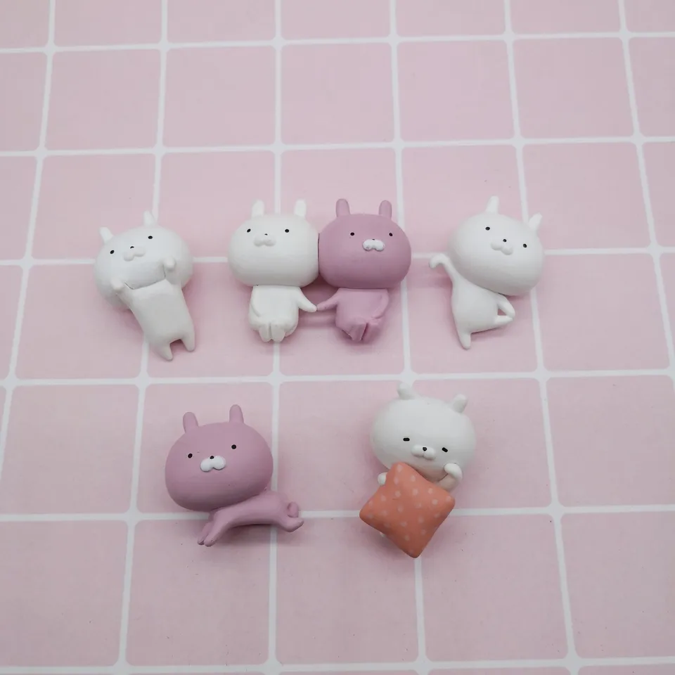 かわいいカートゥーンフィギュア【ウサマル・ティーセット用】