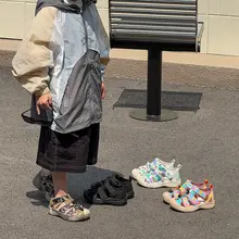 女の子用夏のカジュアルサンダル【極上の柔らかさ・通気性・デザイン】