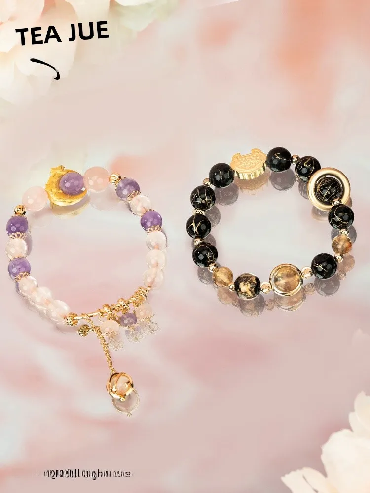 オリエンタルデザインのミニドールラナンキュラスブレスレット：東方青蒼と小蘭花の花モチーフが手首に映える理由