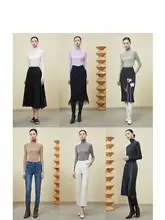 抗菌ウールニットセーター【ハイネック・秋冬用・女性用】（セットアップ対応）