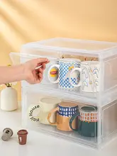 アクリル製カップラック【防塵・コーヒーおよびティーカップ収納用】