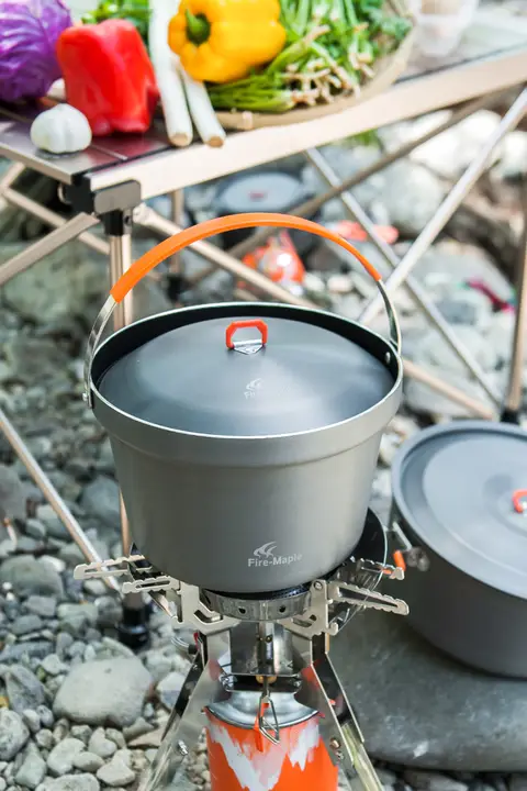 アウトドアフェスティバル炊飯鍋 46人 キャンプ料理 厚手のノンスティック鍋 3L 特別版