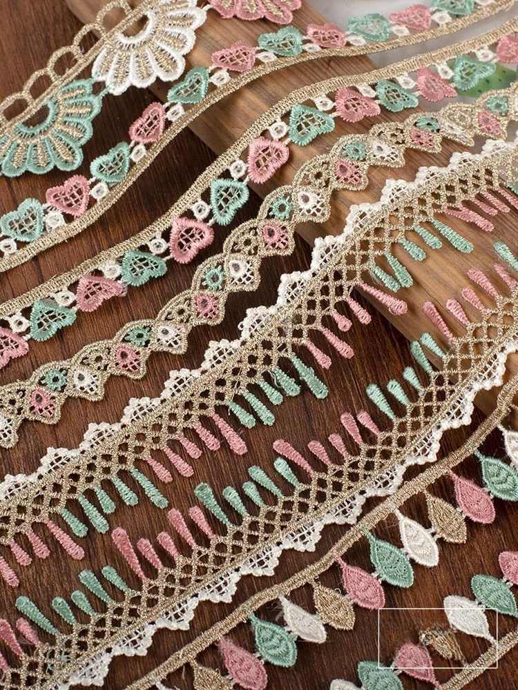 レース刺繍の魅力：カラフルなポリエステル刺繍レースで民族風デザインを実現