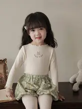 子供用 カートゥーンウサギ柄 長袖Tシャツ【秋冬用・可愛い・カジュアル】