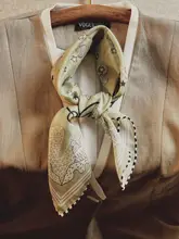 高級感ある純絹ストライプスカーフ【女性用・首巻き対応・洗練されたデザイン】